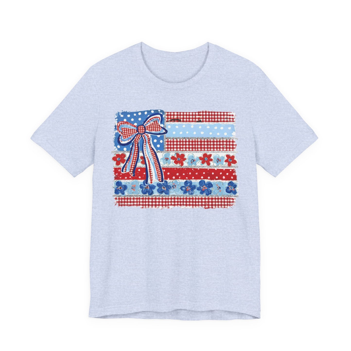 Patriotic Patchwork Flag Tee