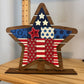 Patchwork Star Shelf Sitter
