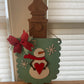 Snowman Heart Sign