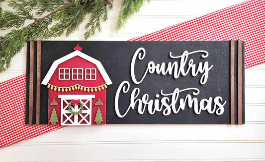 Country Christmas Sign