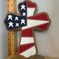 Quilted Patriotic Cross