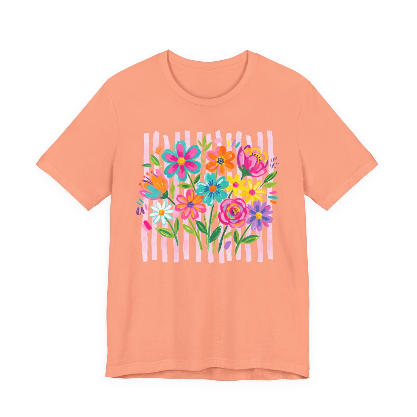 Stripe Boho Floral