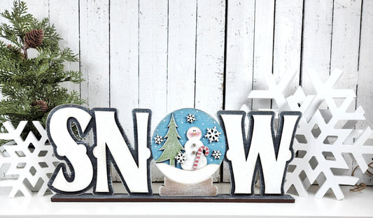 Snow Word Art