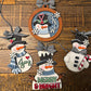 BLANK - Snowman Ornament Set