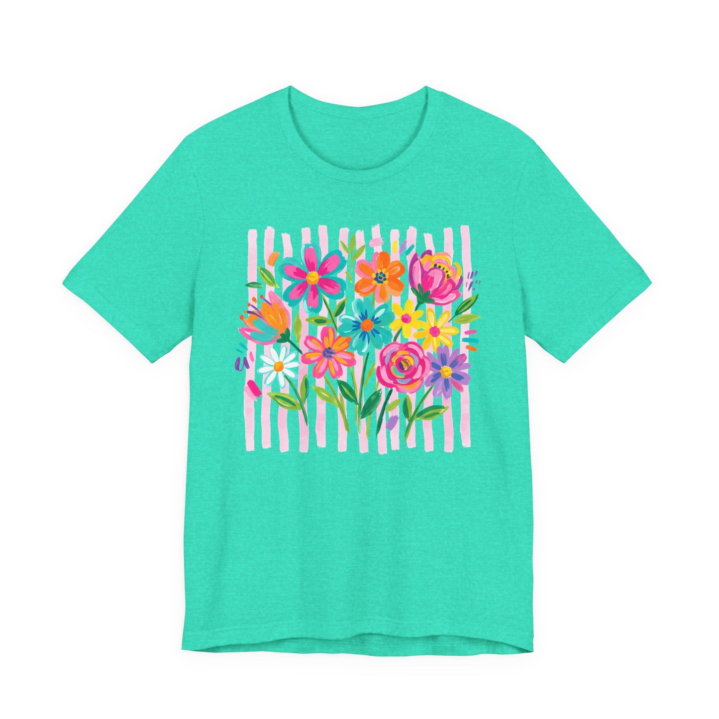 Stripe Boho Floral
