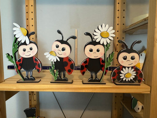 Ladybug Shelf Sitter Set