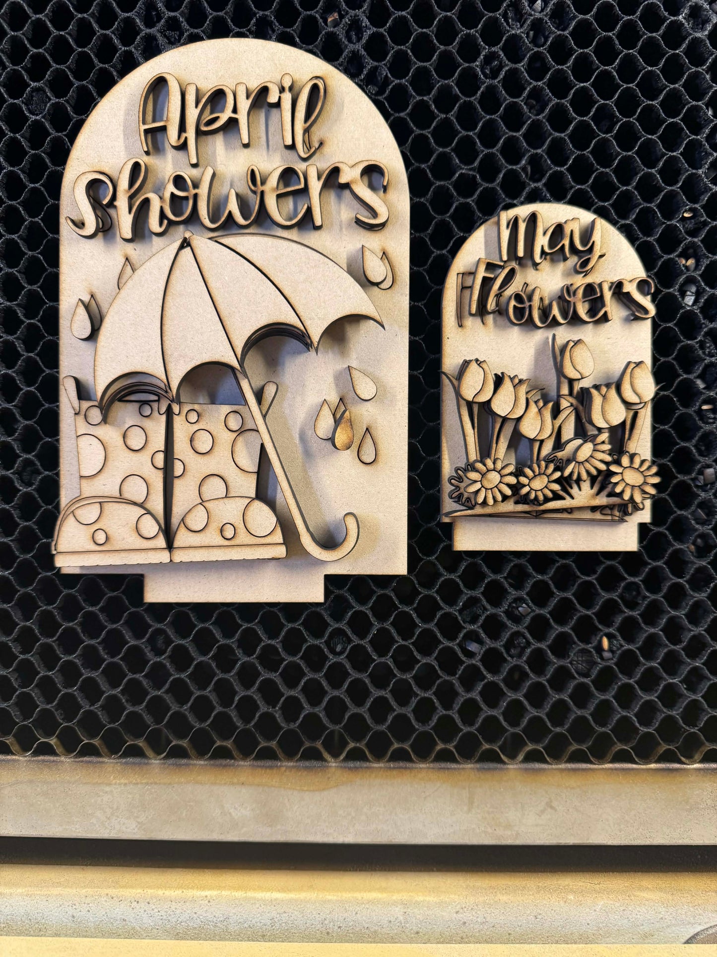 April Showers | Spindle Insert