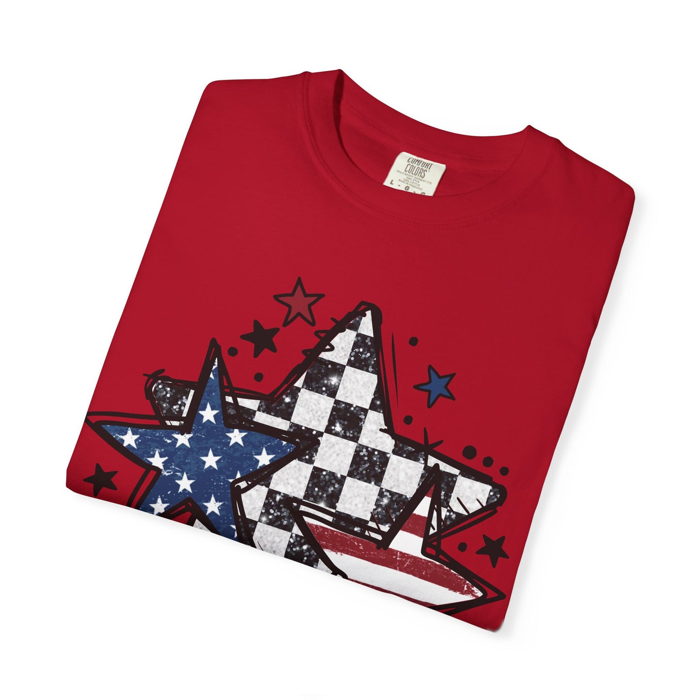 Patriotic Star Graphic Unisex T-Shirt
