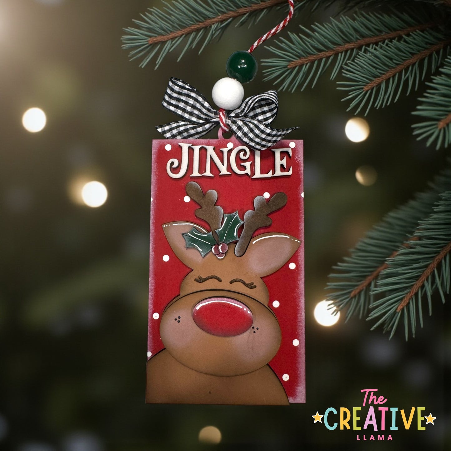 Jingle Reindeer Ornament