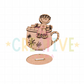 Hot Cocoa Gingerbread Shelf Sitter