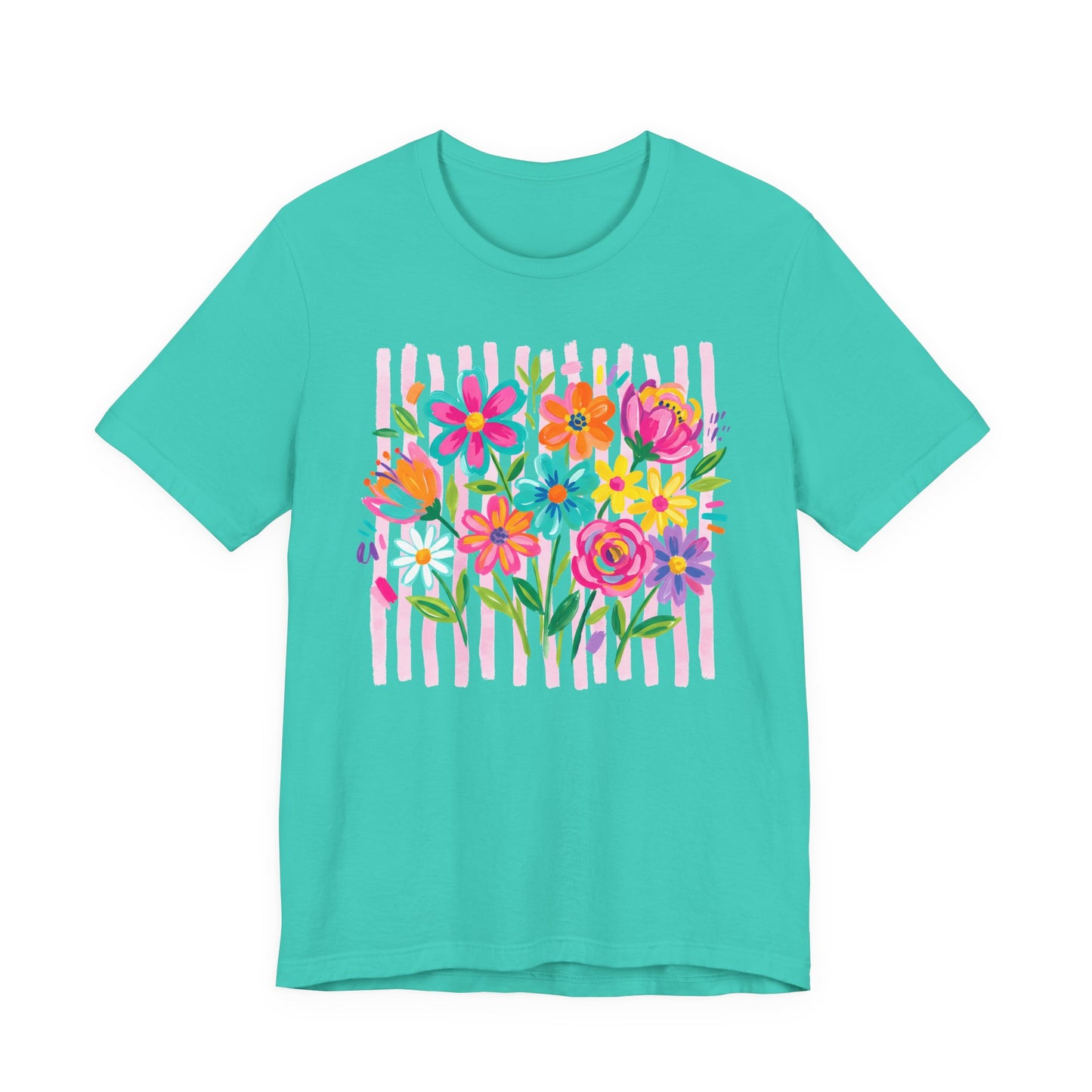 Stripe Boho Floral