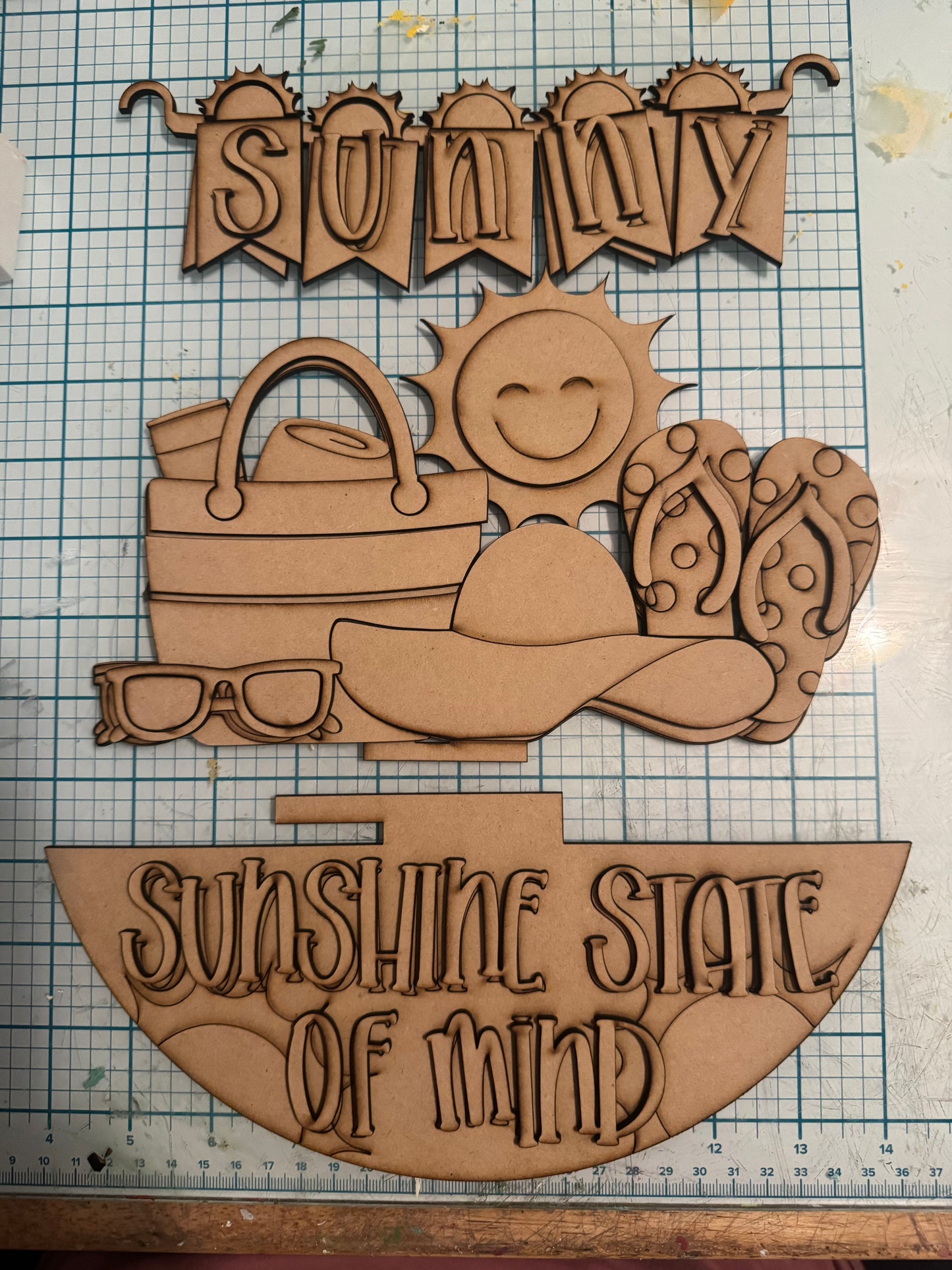 Sunshine State of Mind | Interchangeable Door Tag