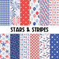 Stars & Stripes | Printed Scrapbook Paper