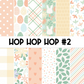 Hop Hop Hop #2 | Printed Scrapbook Paper