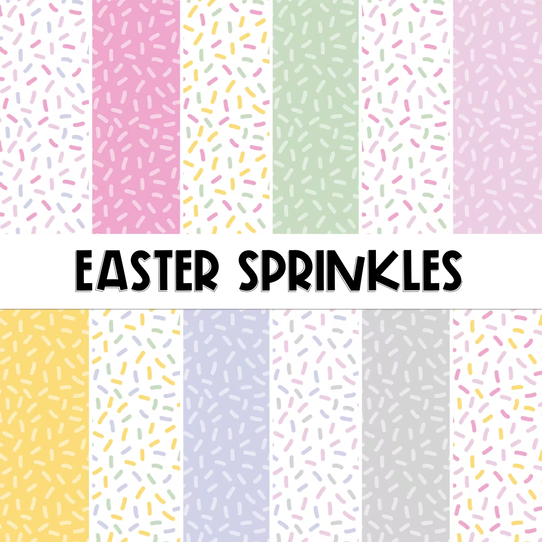 Easter Sprinkles | Printed Scrapbook Paper