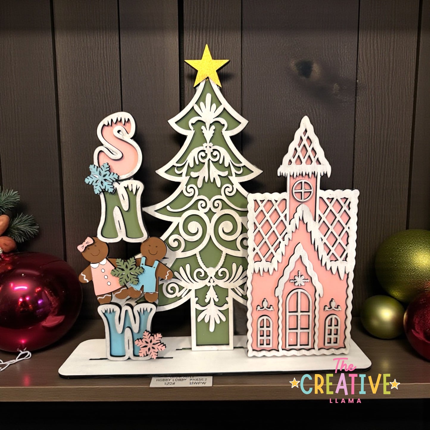 Gingerbread Trio Shelf Sitter