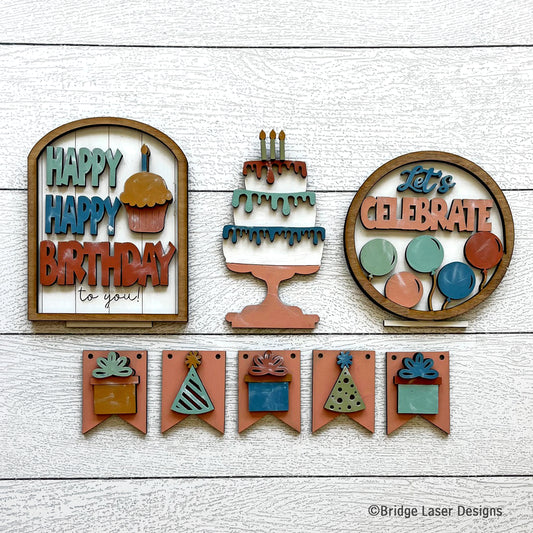 Happy Birthday | Interchangeable Insert