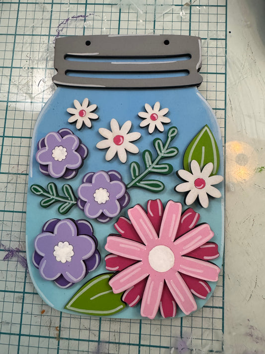 Floral Mason Jar | Cutout of the Week