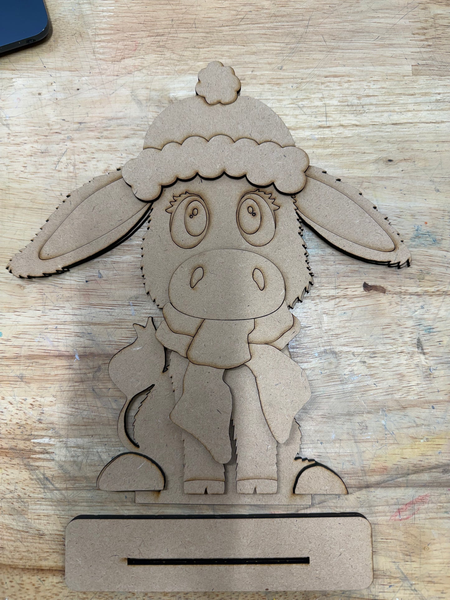 Fall Donkey Shelf Sitter