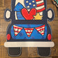 USA Patriotic Truck Door Hanger