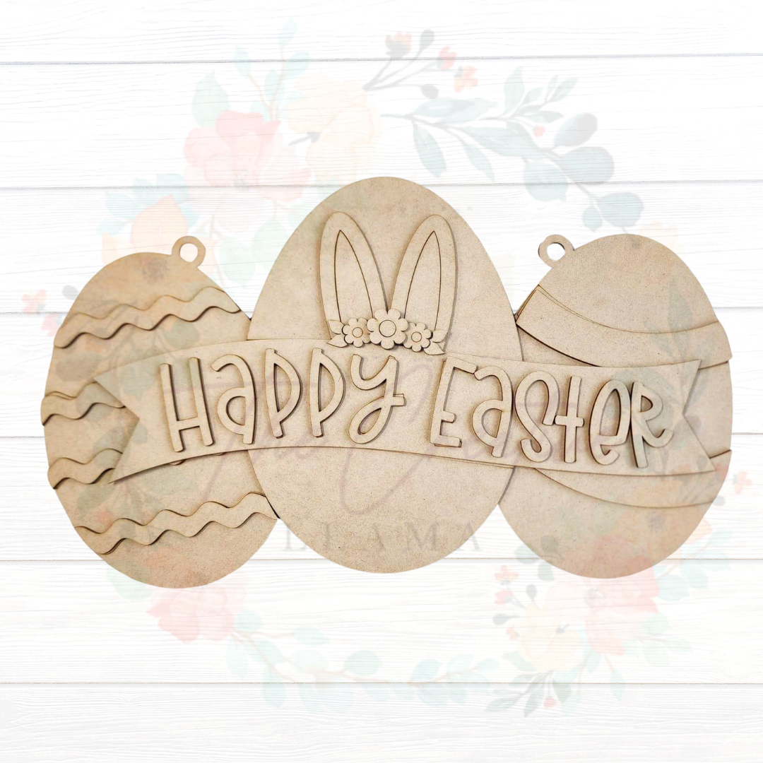 Easter Egg Door Hanger | 2 Size Available