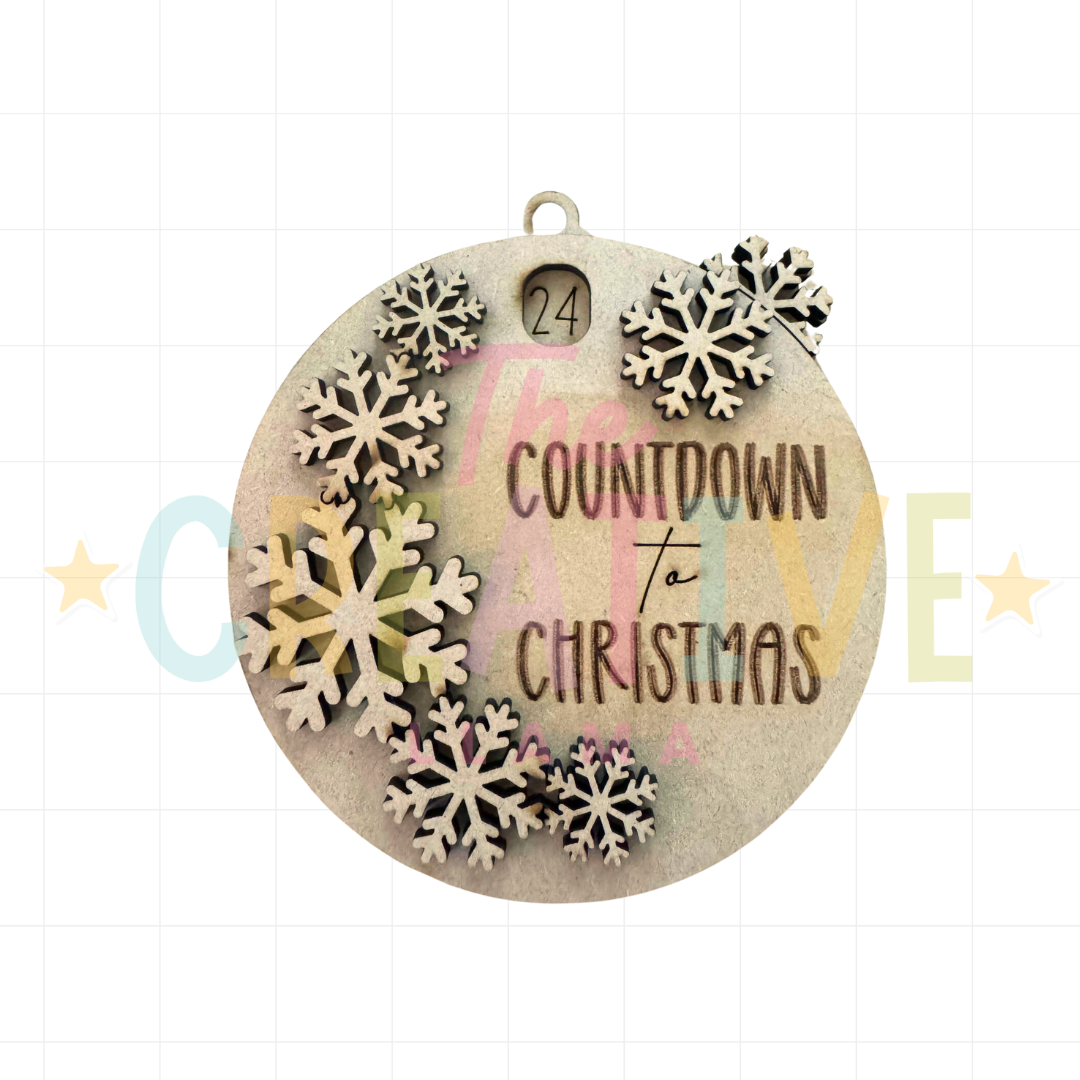 Countdown To Christmas Ornament