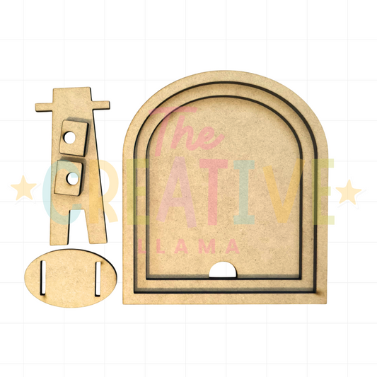 Small Boho Arch Frame | Interchangeable Base