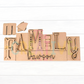 Family Name Word Block
