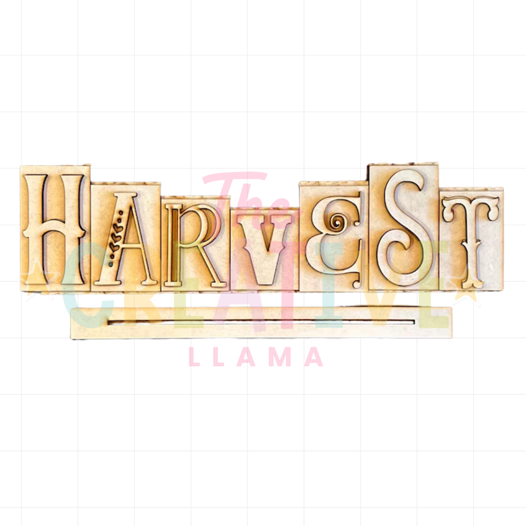 Harvest Word Block