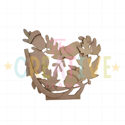 Fall Leaves | Interchangeable Jar Insert