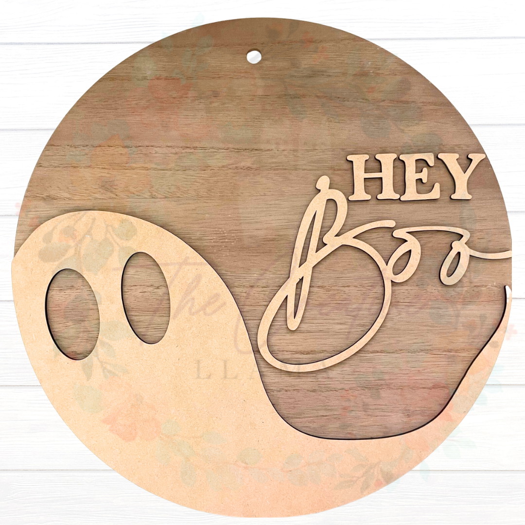 Hey Boo | Door Hanger Add-On