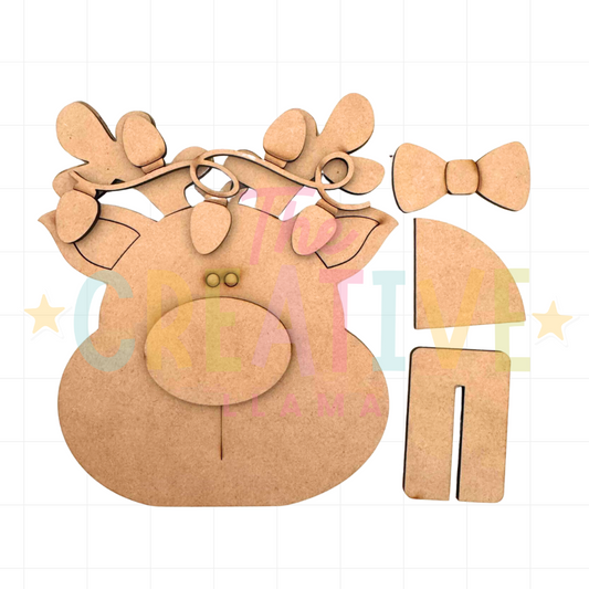 Reindeer Head Shelf Sitter