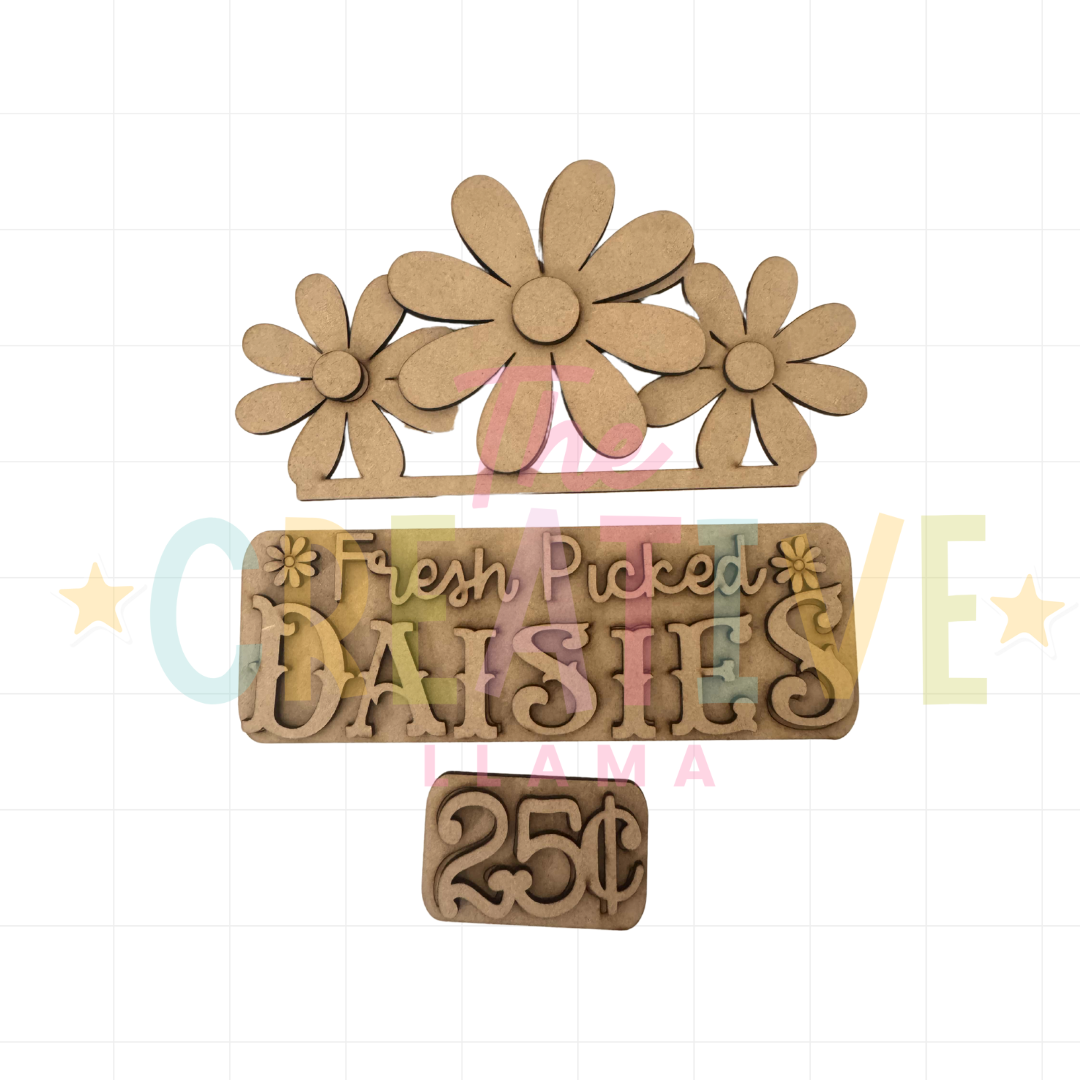 Fresh Picked Daisies | Interchangeable Insert