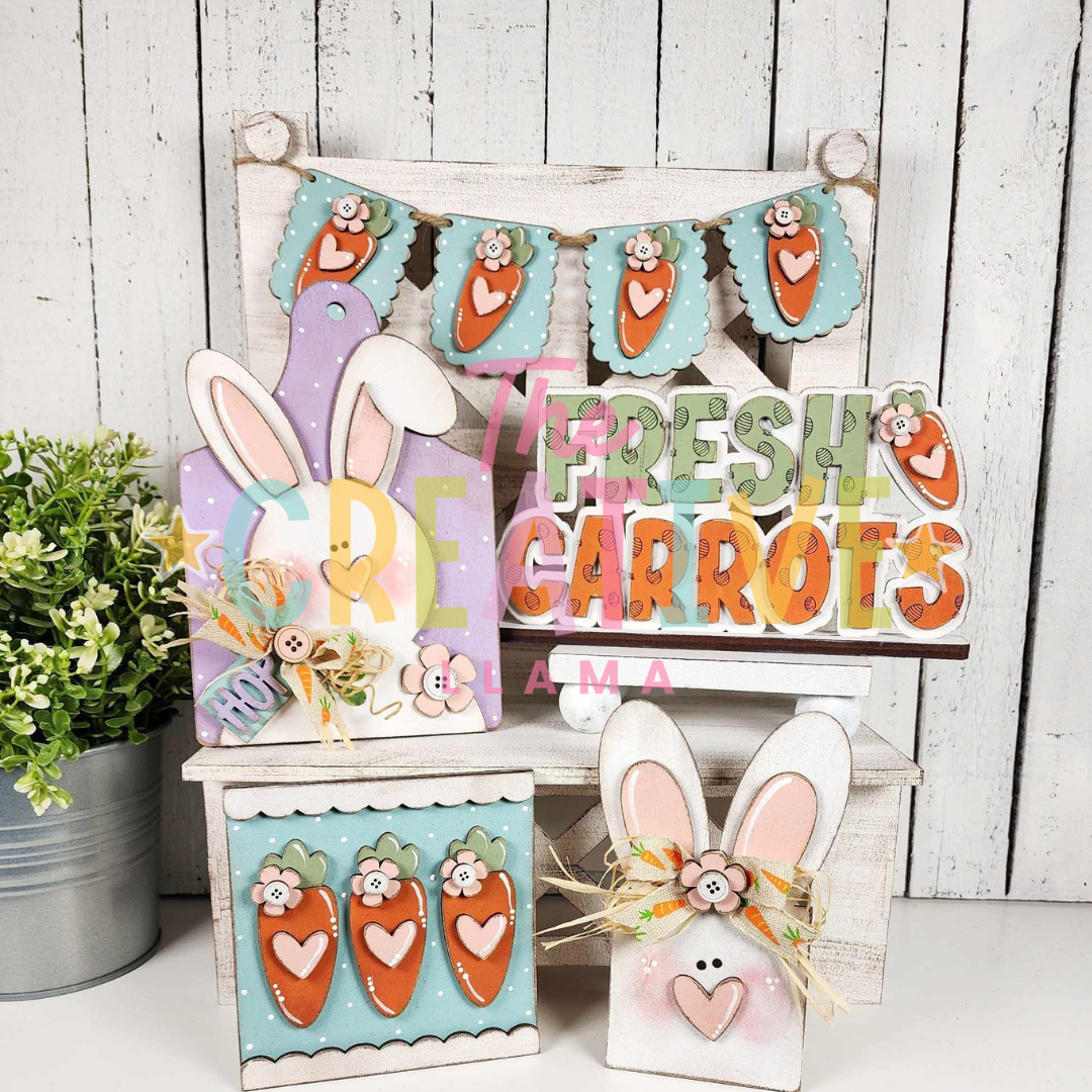 Prim Easter Tiered Tray Set