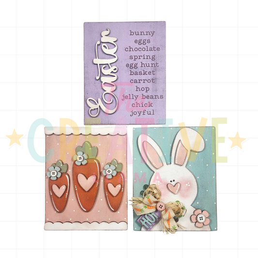 Prim Easter Signs | Interchangeable Insert