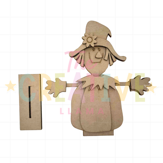 Standing Pumpkin Scarecrow