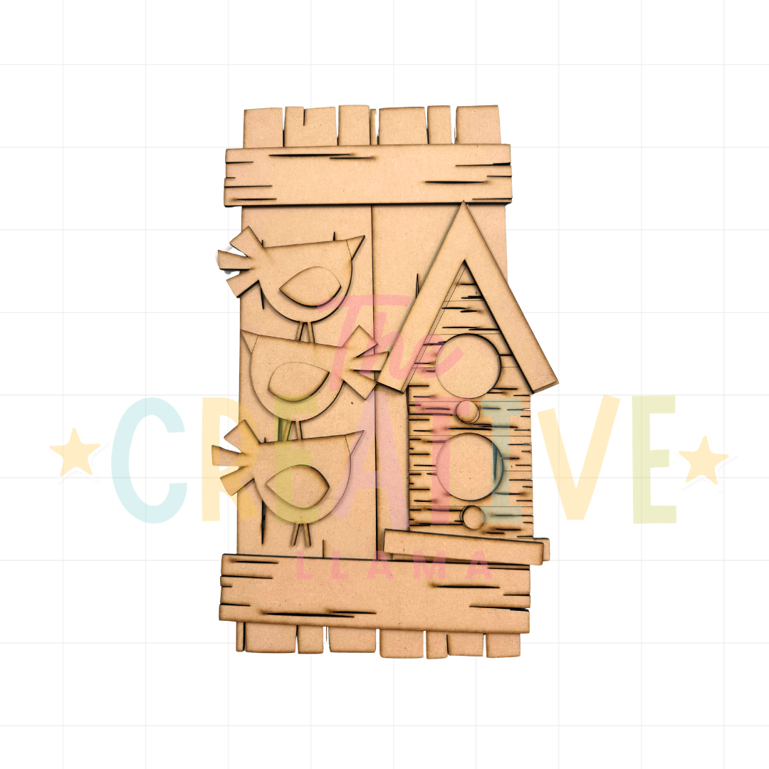 Rustic Pallet Birdhouse Hanger