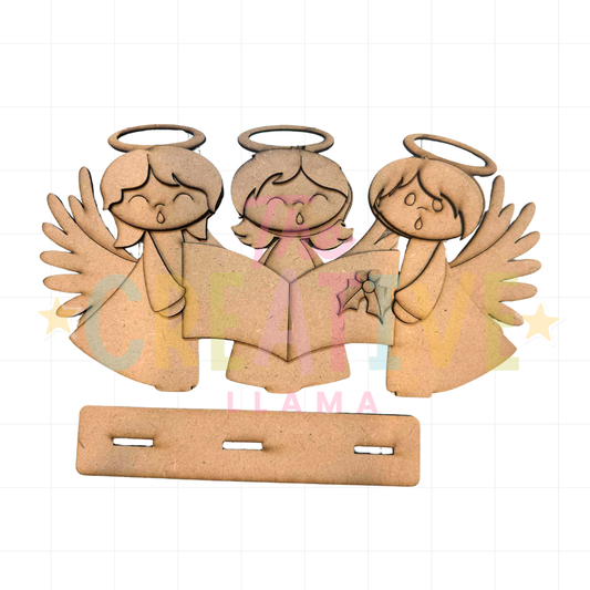 Singing Angels Shelf Sitter