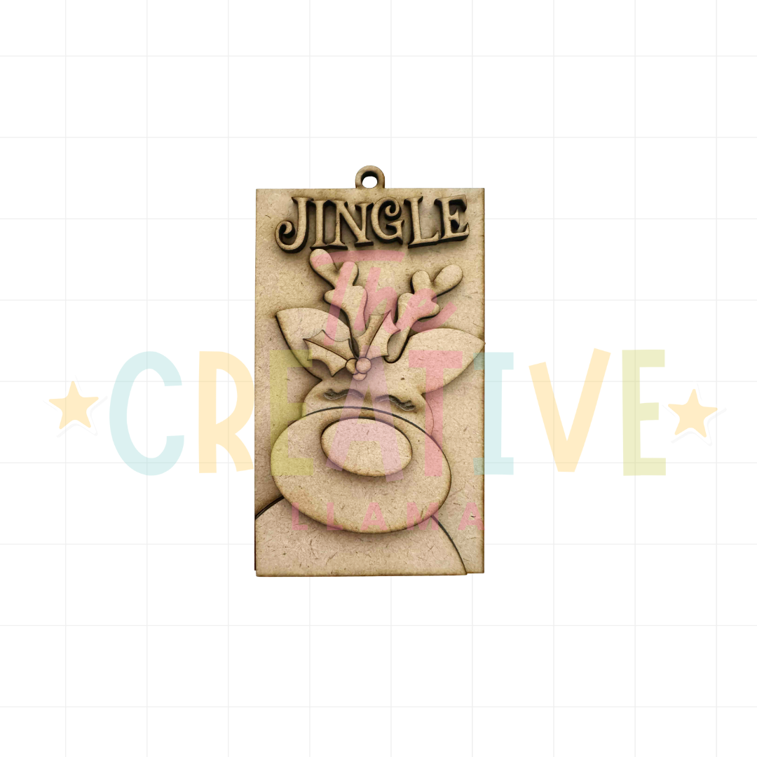 Jingle Reindeer Ornament
