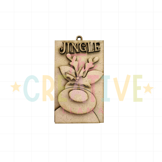 Jingle Reindeer Ornament