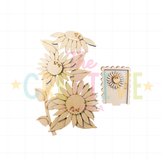 Sunflower | Birdhouse Insert
