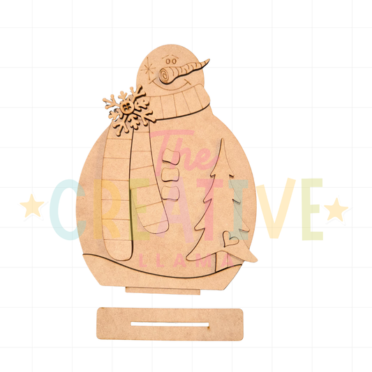 Chunky Snowman Shelf Sitter