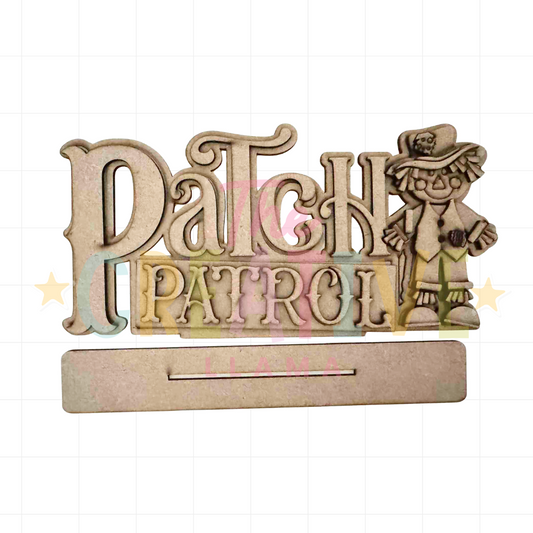 Patch Patrol Word Art