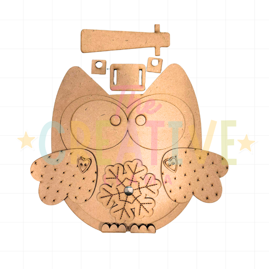 Tea Light Owl Shelf Sitter