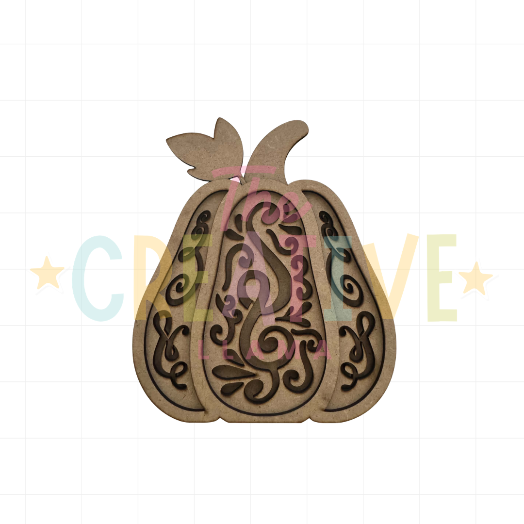 Light Up Decorative Pumpkin - Lights included