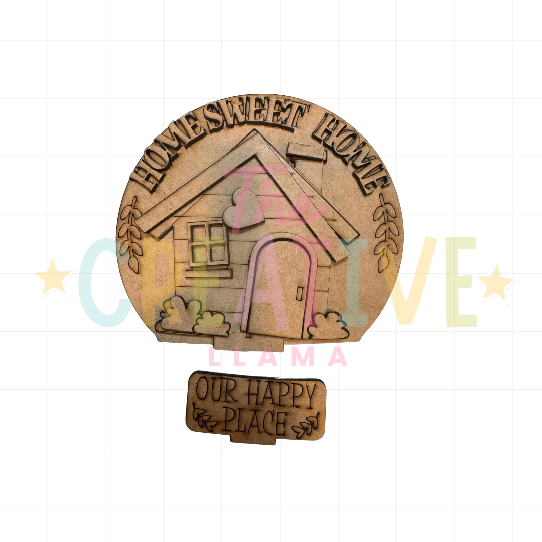 Home Sweet Home | Snow Globe Insert