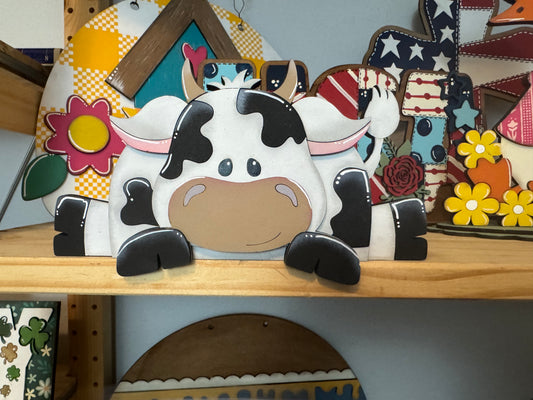 Dairy Cow Shelf Hanger