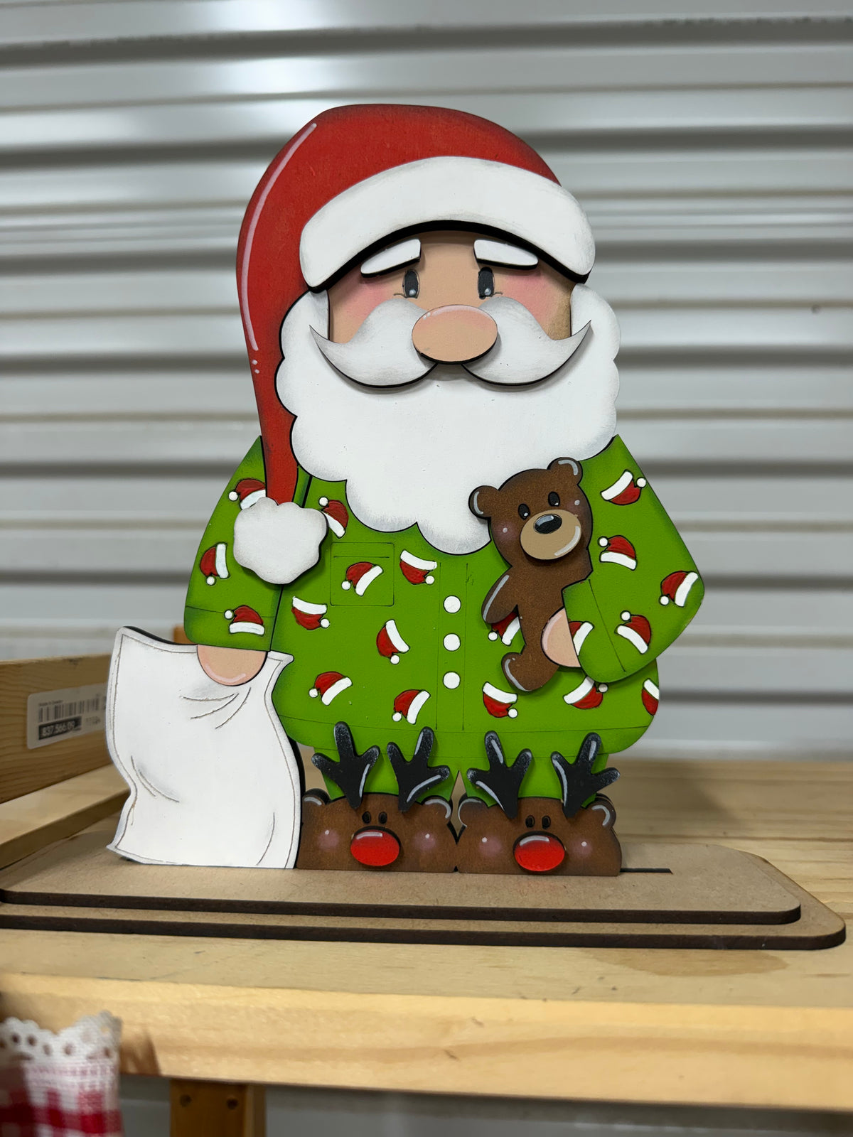 Sleepy Santa Shelf Sitter