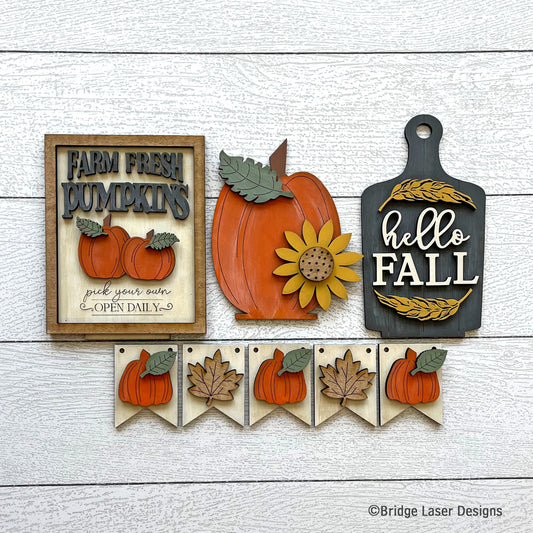 Farm Fresh Pumpkins | Interchangeable Insert
