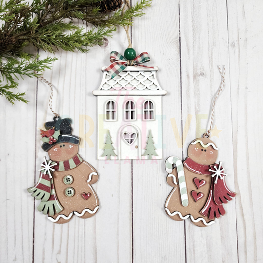 Gingerbread Ornament Set